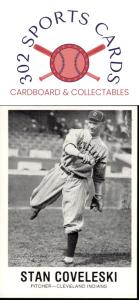 Stan Coveleski 1977-84 Galasso Glossy Greats Card