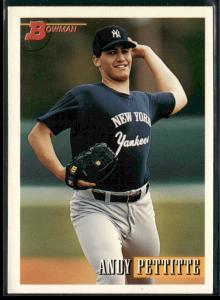1993 Bowman Andy Pettitte Baseball Card #103
