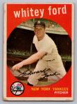 1959 Topps Whitey Ford Yankees Baseball Card