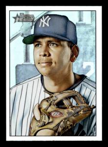 2007 Bowman Heritage Alex Rodriguez Rainbow Foil #190