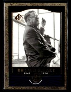2001 SP Legendary Cuts Branch Rickey Dodgers Card