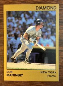 1991 Don Mattingly Limited Edition Diamond Card