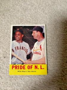 1963 Topps #138 Willie Mays & Stan Musial Cards