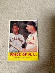 1963 Topps #138 Willie Mays & Stan Musial Cards