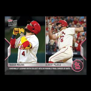 Yadier Molina & Albert Pujols 2022 Topps Card