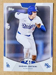 2024 Topps Shohei Ohtani MVP Stolen Base Card