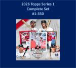 2026 Topps Series 1 Complete Base Set