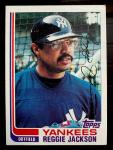 1982 Topps Reggie Jackson #300 Yankees Card