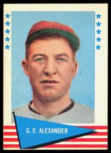 Grover Cleveland Alexander 1961 Fleer Baseball Card