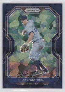 2021 Panini Prizm DJ LeMahieu Navy Blue Ice 5/25