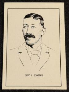 Buck Ewing 1950 Callahan Hall of Fame Card
