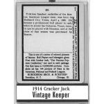 Tris Speaker 1914 Boston Red Sox Metal Card