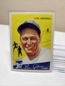 2011 Topps Lou Gehrig Vintage Reprint Card