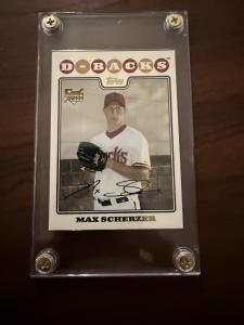 2008 Topps Update Max Scherzer RC Gold Foil