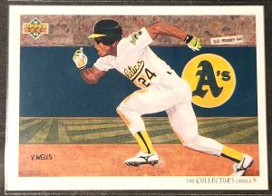 Rickey Henderson 1991 Upper Deck #90 Card