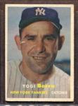 1957 Topps Yogi Berra Card - Set Break