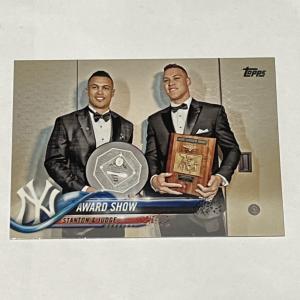 2018 Topps #389 Award Show - Stanton & Judge