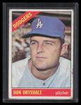 Don Drysdale 1966 Topps Baseball Card #430