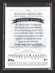 2008 Topps Sterling Hornsby Triple Bat Relic