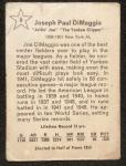 1961 Joe DiMaggio Golden Press Hall of Fame Card