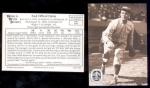 1986 FRED CLARKE Pirates Hall of Fame Card