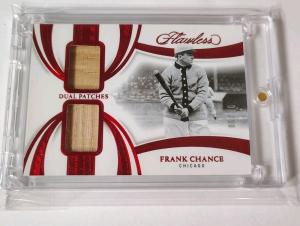 2025 Panini Flawless Frank Chance Bat Relic #/20