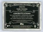 2016 Topps Museum Mark Teixeira Rare Patch Auto