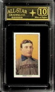 Honus Wagner 1909 T206 Reprint ASG 10 Mint
