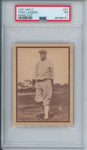 1931 W517 Tony Lazzeri HOF Yankees Card