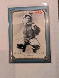 2004 Fleer Greats Mickey Cochrane #8 Detroit Tigers