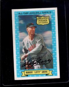 1972 Kellogg ATG #7 Lefty Grove Card