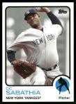 CC Sabathia 2014 Topps Archives Yankees #48 Card