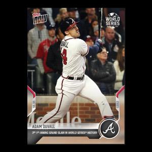 Adam Duvall 2021 Topps Now Card 1028