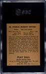 1941 Play Ball Red Ruffing Card SGC 1.5