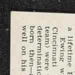 Buck Ewing 1950 Callahan Hall of Fame Card