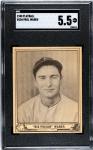 1940 Playball Paul Waner Card #104 SGC 5.5