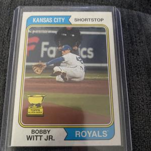 2023 Topps Heritage Bobby Witt Jr. Gold Rookie