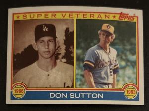 1983 Topps Don Sutton Baseball Card #146 Brewers