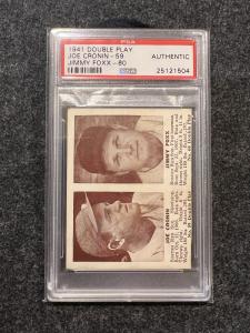 1941 Double Play R330 Joe Cronin & Jimmy Fox