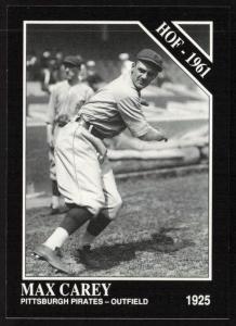 Max Carey 1991 Conlon Collection TSN #24 Card