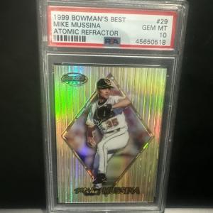 1999 Mike Mussina Bowman's Best Atomic Refractor #29