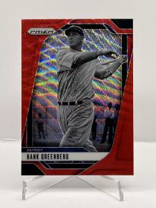 2025 Panini Prizm Hank Greenberg Ruby Wave #133
