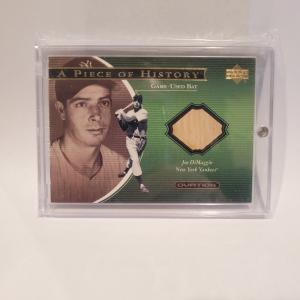 2001 Upper Deck Ovation Joe DiMaggio #JD Bat