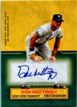2025 Topps Archives Don Mattingly Autograph Card