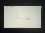 Waite Hoyt Signed Yankees HOF 3x5 Card