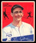 1934 Goudey Luke Appling #27 Baseball Card