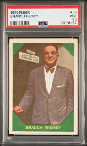 1960 Fleer Branch Rickey PSA 3.5 Baseball Card