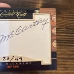 2011 Donruss Limited Cuts Joe McCarthy Auto /49