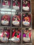 2022 Topps Chrome Black RED /5 Auto Set Break