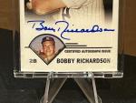 2003 Topps Bobby Richardson Yankees Signature Card